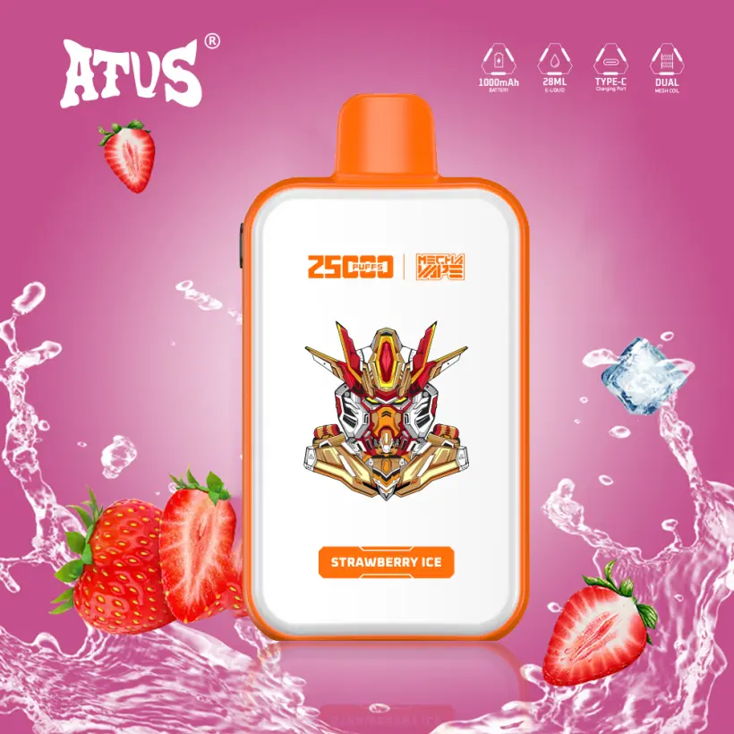 ATVS 25K Züge 25000 Wiederaufladbare Einweg-Vape Shop Kostenloser Versand