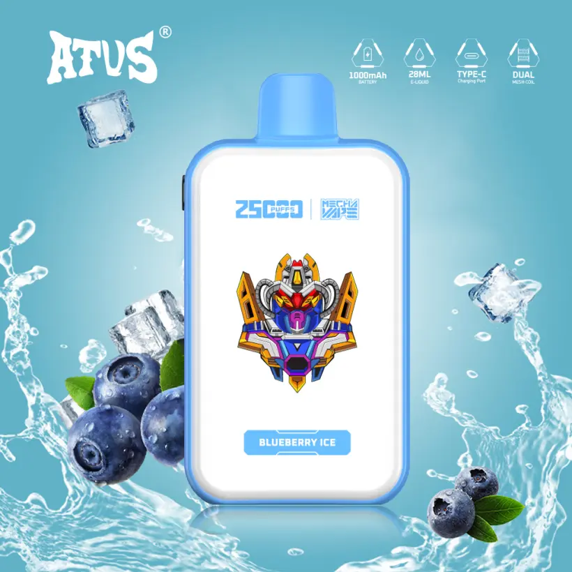 ATVS 25K Züge 25000 Wiederaufladbare Einweg-Vape Shop Kostenloser Versand