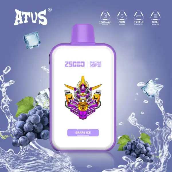 ATVS 25K Züge 25000 Wiederaufladbare Einweg-Vape Shop Kostenloser Versand
