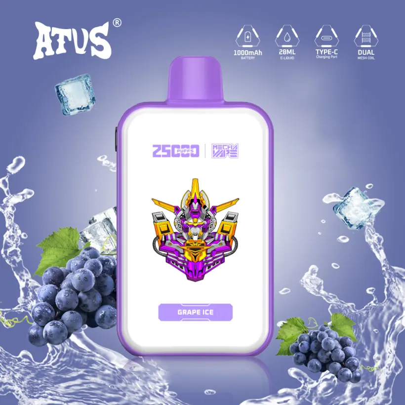 ATVS 25K Züge 25000 Wiederaufladbare Einweg-Vape Shop Kostenloser Versand