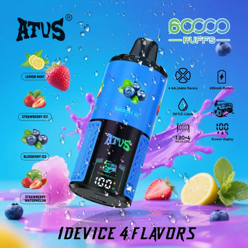 ATVS 60000 Puffs 60k 4 in 1 Beste Einweg Vape Großhandel Kostenloser Versand