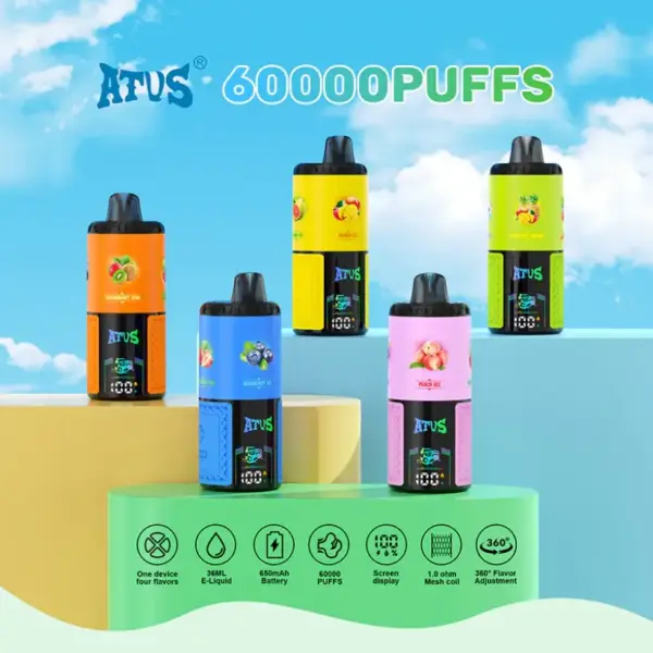 ATVS 60000 Puffs 60k 4 in 1 Beste Einweg Vape Großhandel Kostenloser Versand