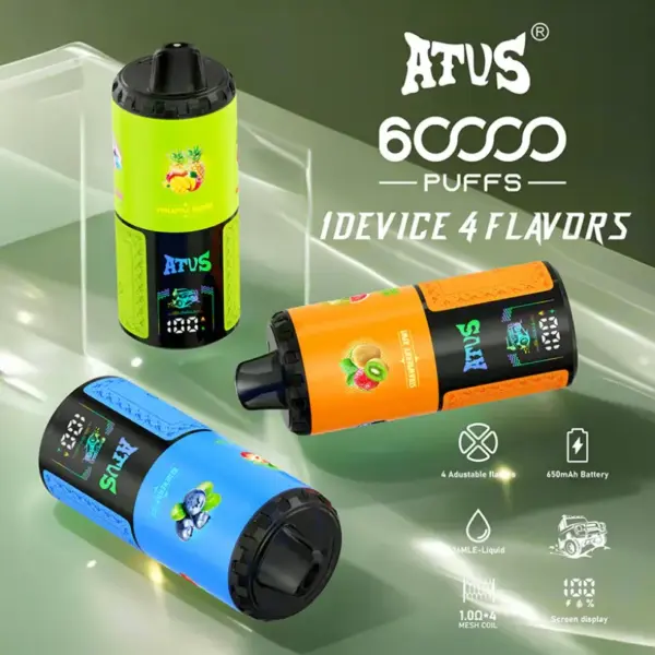 ATVS 60000 Puffs 60k 4 in 1 Beste Einweg Vape Großhandel Kostenloser Versand
