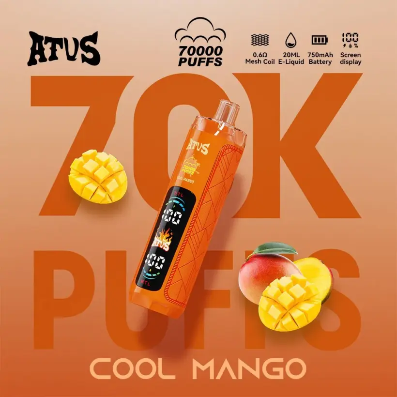 ATVS 70k Puffs 70000 Beste Einweg Vape mit Kostenlosem Versand