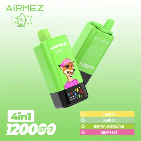 Airmez 120000 Züge Einweg-Vape 4-in-1 Kostenloser Versand EU-Lager
