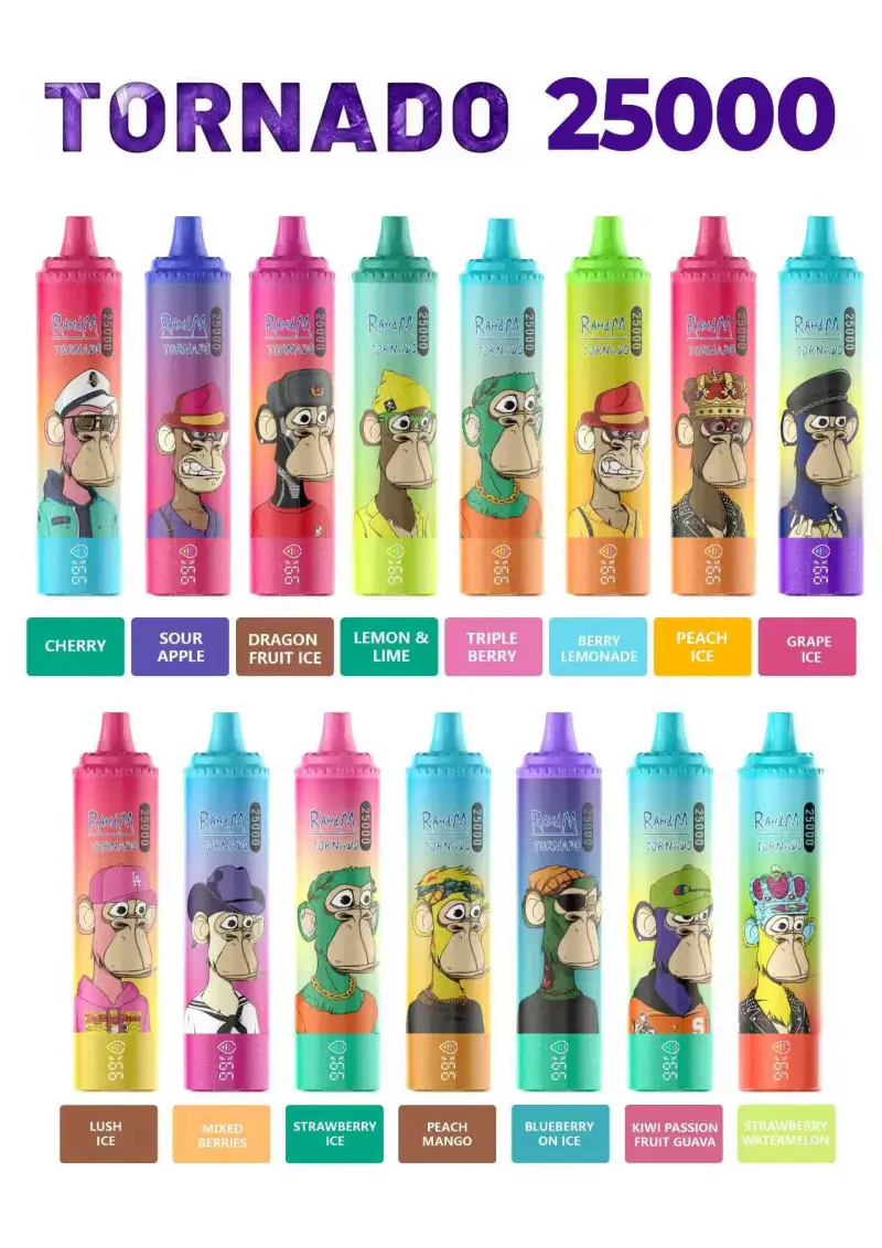Airmez 25k Züge 25000 Tornado Einweg-Vape schnelle Lieferung aus EU-Lager