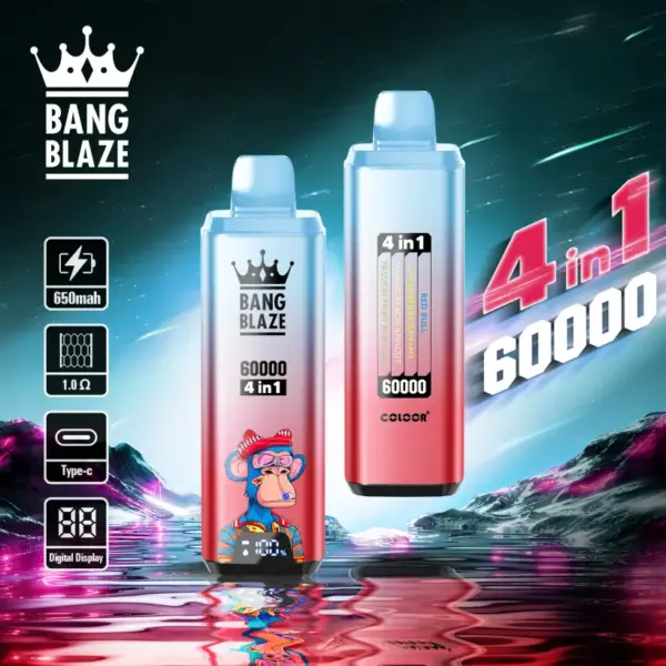 Bang Blaze 60K Züge 60000 Einweg Vape 4 In 1 Kostenloser Versand EU Lager