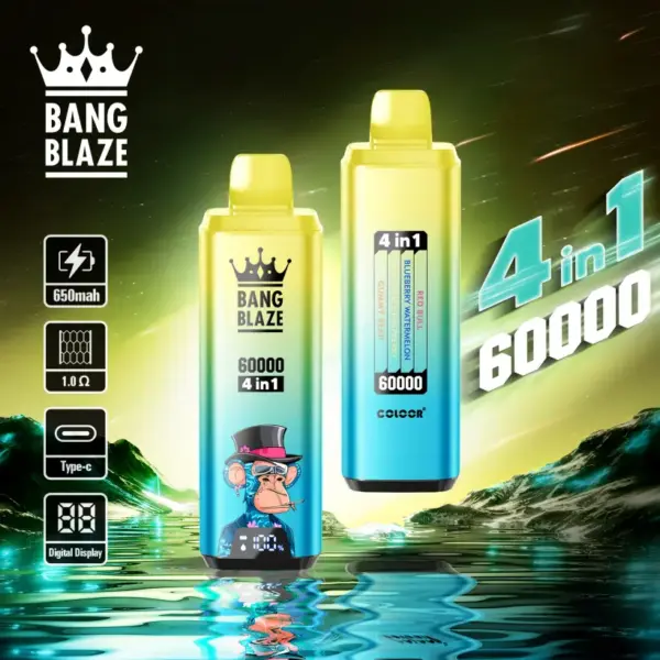 Bang Blaze 60K Züge 60000 Einweg Vape 4 In 1 Kostenloser Versand EU Lager