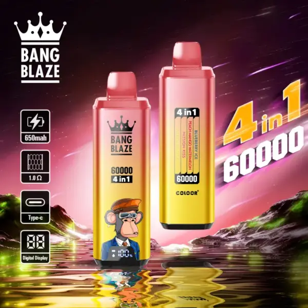 Bang Blaze 60K Züge 60000 Einweg Vape 4 In 1 Kostenloser Versand EU Lager