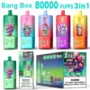 Bang Box 80k Puffs 3 In 1 Triple Disposable Vape Wholesale 80000 Free Shipping