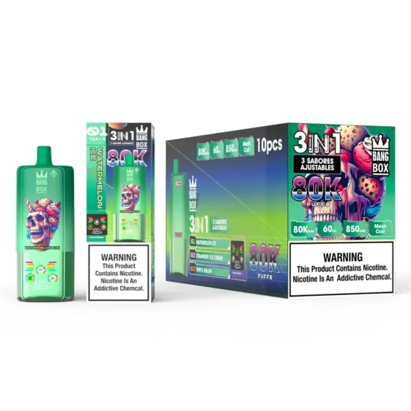 Bang Box 80k Puffs 3 In 1 Triple Disposable Vape Wholesale 80000 Free Shipping