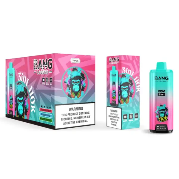 Bang Legend 110k Züge 110000 3-in-1 Einweg Vape 3 bis 7 Werktage EU Lager