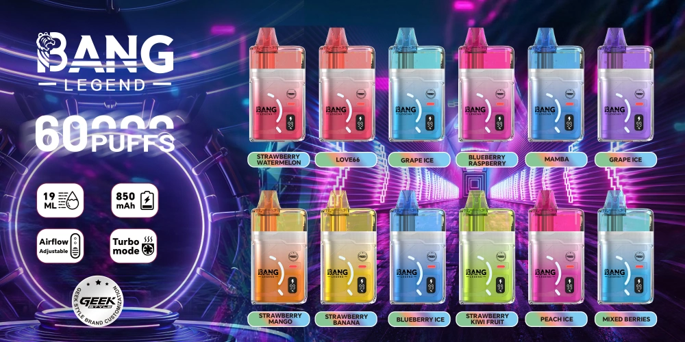 Bang Legend 60000 Züge 60k Einweg Vape GEEK Kostenloser Versand Großhandel