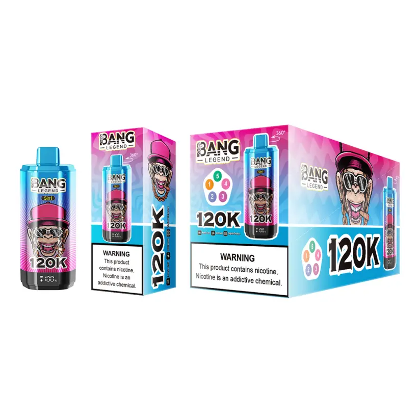 EU Puff 120000 Bang Legend 120k 5 in 1 Längst Haltender Einweg Vape Kostenloser Versand