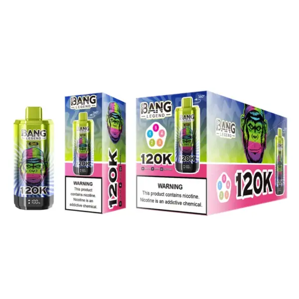 EU Puff 120000 Bang Legend 120k 5 in 1 Längst Haltender Einweg Vape Kostenloser Versand