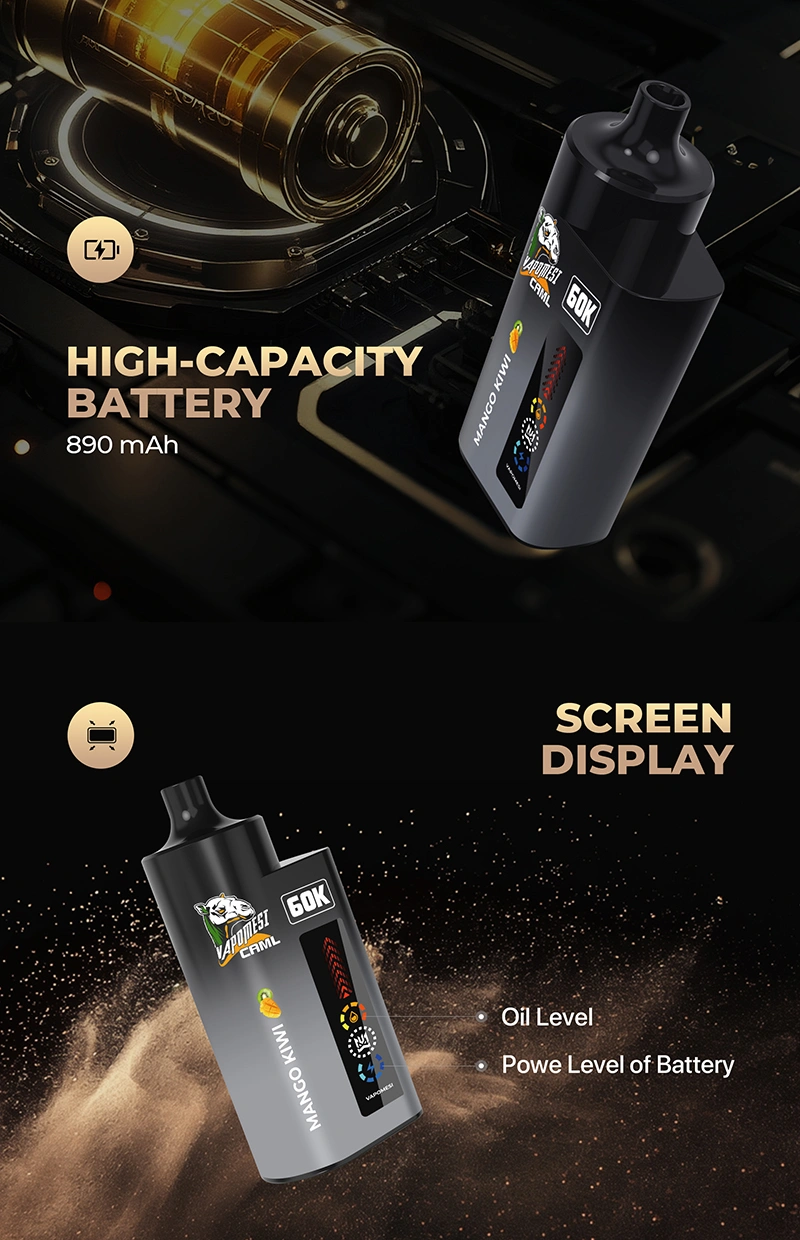 EU Puff 60000 Vapomesi 60k Puffs Caml Bester Einweg Vape Kostenloser Versand