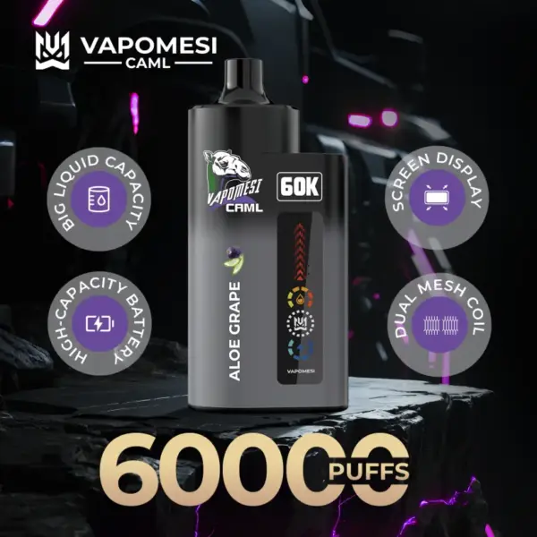 EU Puff 60000 Vapomesi 60k Puffs Caml Bester Einweg Vape Kostenloser Versand
