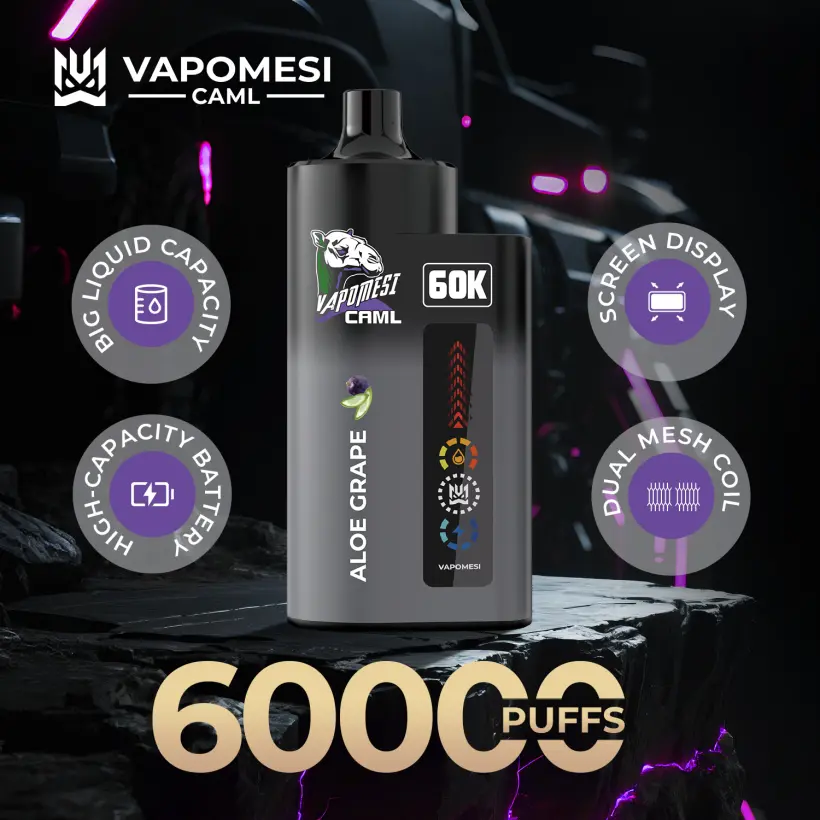 EU Puff 60000 Vapomesi 60k Puffs Caml Bester Einweg Vape Kostenloser Versand