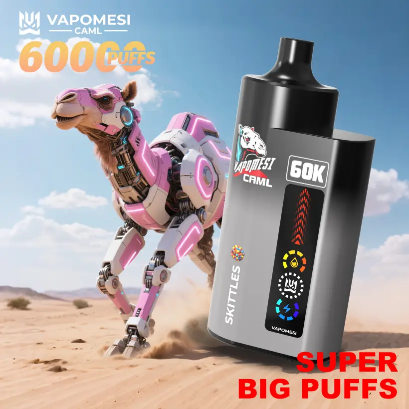 EU Puff 60000 Vapomesi 60k Puffs Caml Bester Einweg Vape Kostenloser Versand