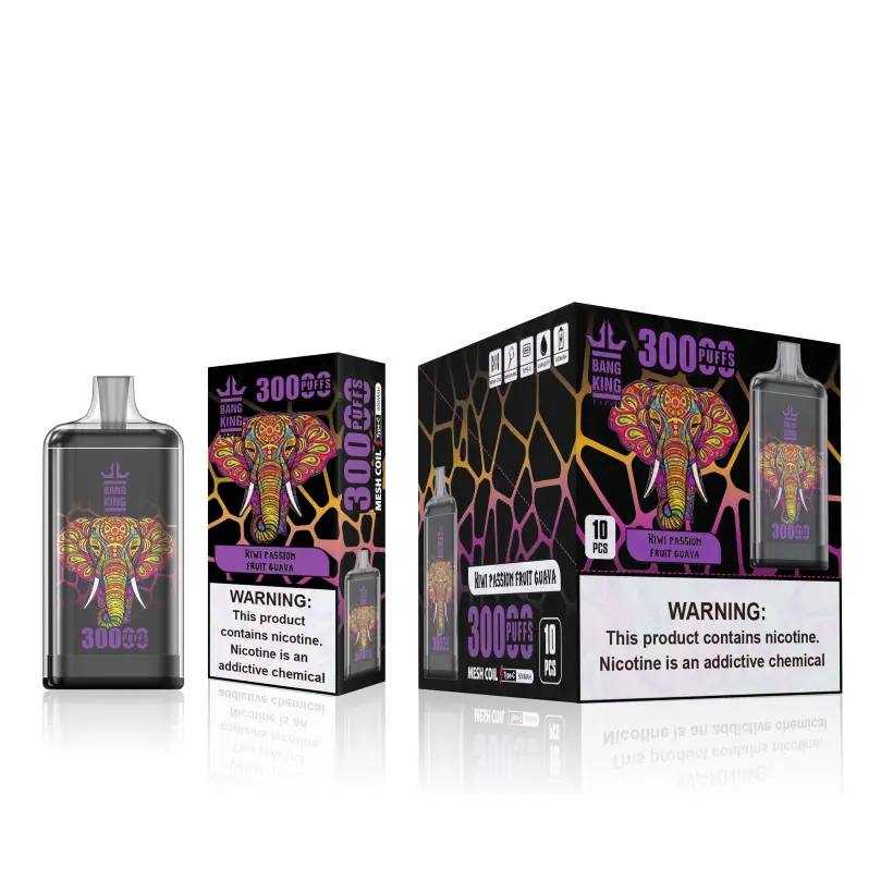 EU Puff Bang King 30000 Züge 30k Crystal Einweg Vape Lieferung in 3–7 Werktagen