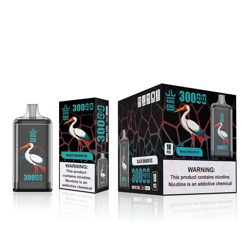EU Puff Bang King 30000 Züge 30k Crystal Einweg Vape Lieferung in 3–7 Werktagen