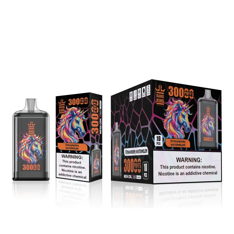 EU Puff Bang King 30000 Züge 30k Crystal Einweg Vape Lieferung in 3–7 Werktagen