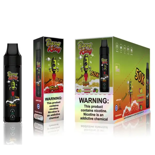 EU Vape Bang King 50k Puffs Dreifach-Aromen 3 in 1 Beste Einweg E-Zigarette Kostenloser Versand