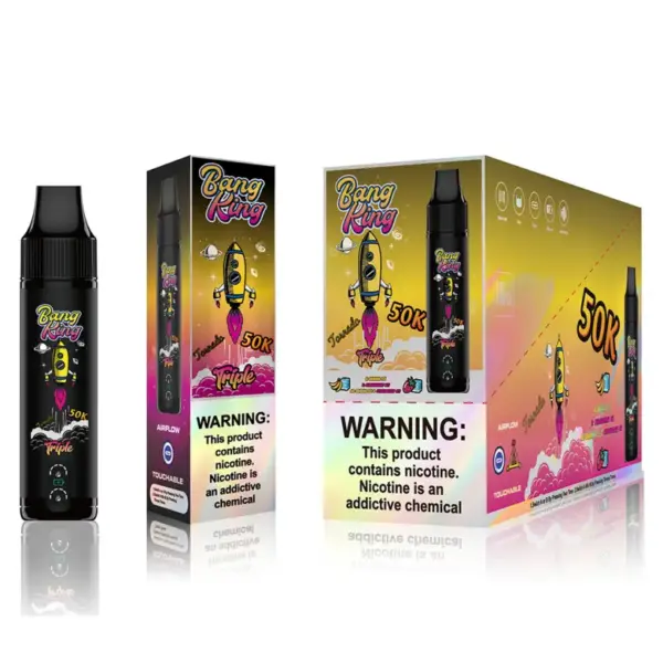 EU Vape Bang King 50k Puffs Dreifach-Aromen 3 in 1 Beste Einweg E-Zigarette Kostenloser Versand