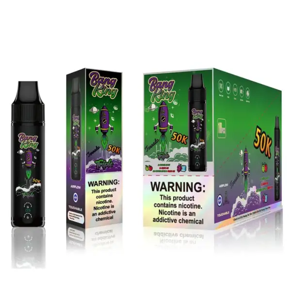 EU Vape Bang King 50k Puffs Dreifach-Aromen 3 in 1 Beste Einweg E-Zigarette Kostenloser Versand