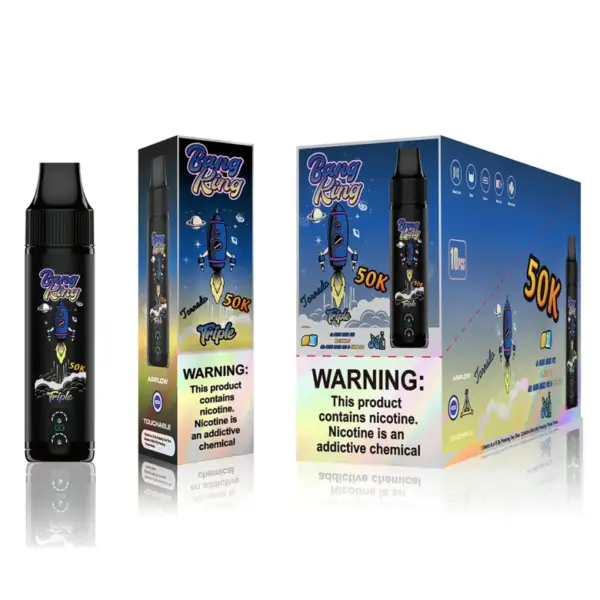 EU Vape Bang King 50k Puffs Dreifach-Aromen 3 in 1 Beste Einweg E-Zigarette Kostenloser Versand