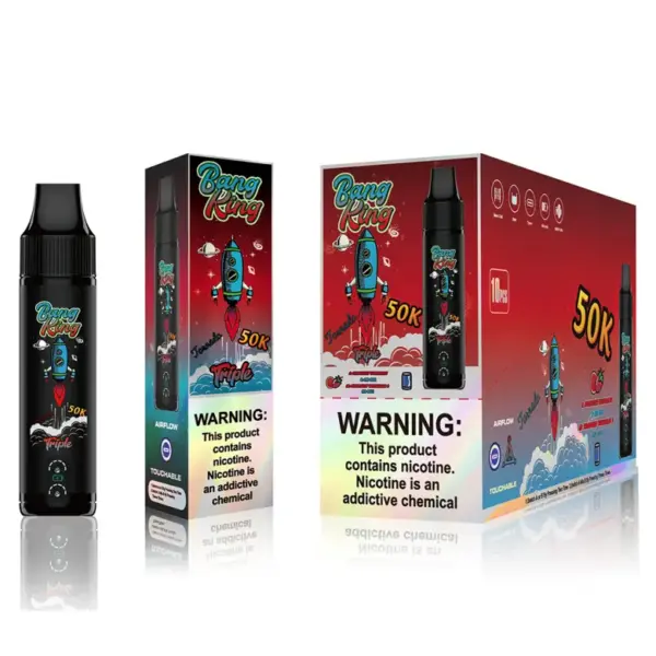 EU Vape Bang King 50k Puffs Dreifach-Aromen 3 in 1 Beste Einweg E-Zigarette Kostenloser Versand