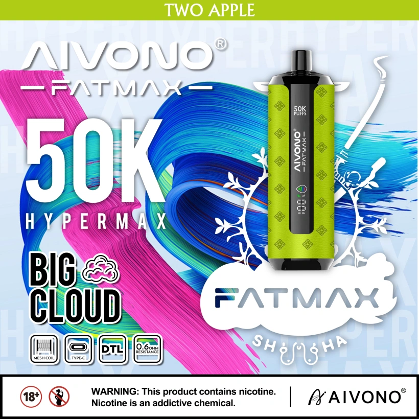 EU Lager Aivono Fatmax 50k Puffs 50000 Shisha Einweg Vape Große Wolke