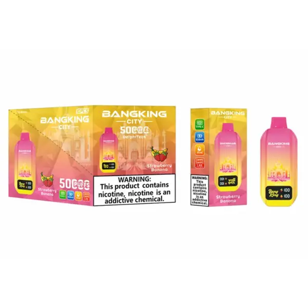 EU Lager Bang King 50k Puffs City Einweg-Vape 50000 Kostenloser Versand 3–7 Werktage