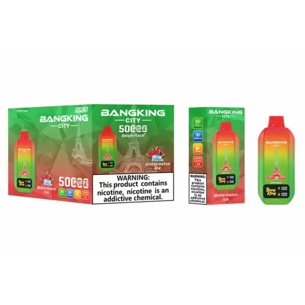 EU Lager Bang King 50k Puffs City Einweg-Vape 50000 Kostenloser Versand 3–7 Werktage