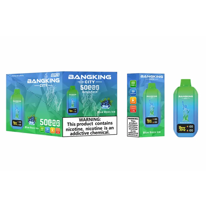 EU Lager Bang King 50k Puffs City Einweg-Vape 50000 Kostenloser Versand 3–7 Werktage