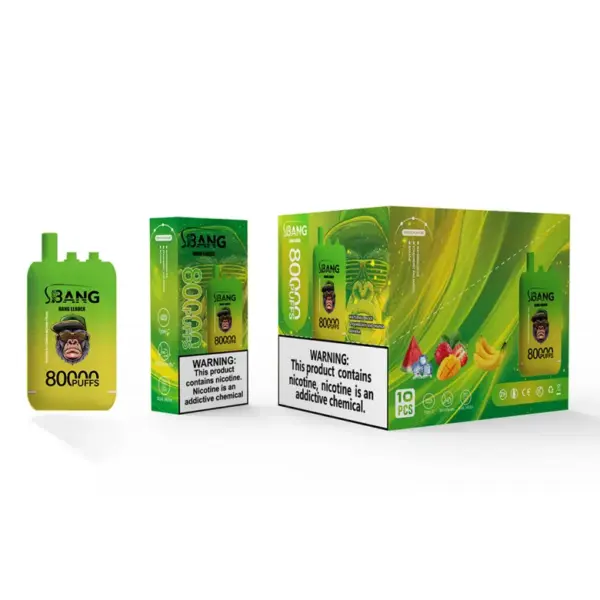 EU Lager Bang Leader 80k Züge 80000 Drei Geschmacksrichtungen 3-in-1 Einweg Vape Shop