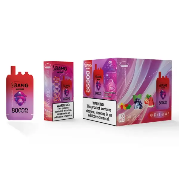 EU Lager Bang Leader 80k Züge 80000 Drei Geschmacksrichtungen 3-in-1 Einweg Vape Shop