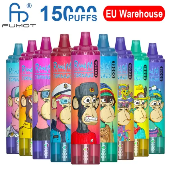 Fumot 15000 Züge 15k Randm Einweg Vape Großhandel Kostenloser Versand EU Lager
