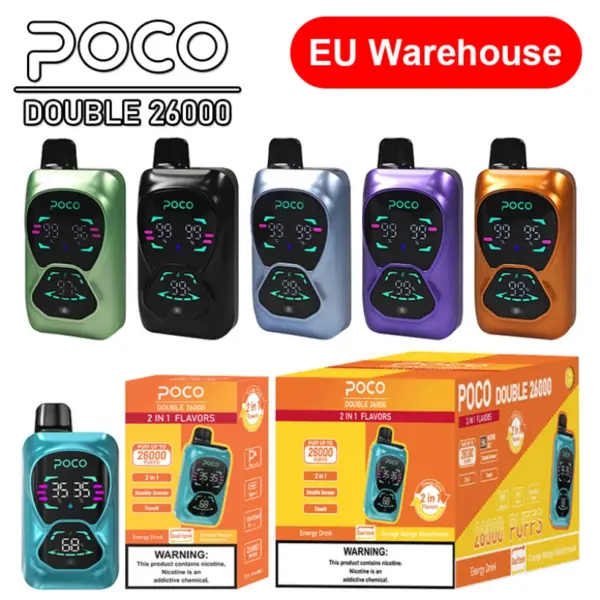 POCO DB 26000 Züge Einweg-Vape 26K Züge Kostenloser Versand EU-Lager