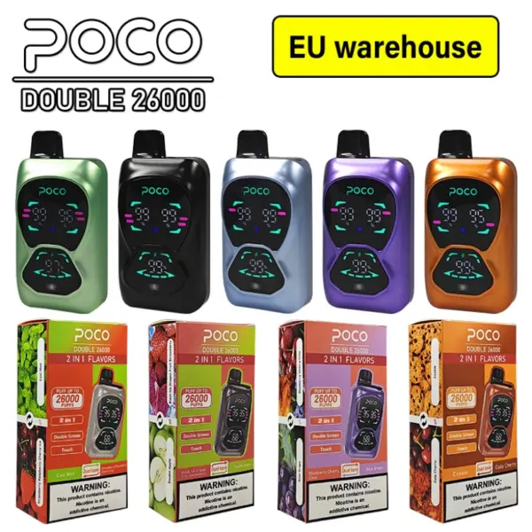 POCO DB 26000 Züge Einweg-Vape 26K Züge Kostenloser Versand EU-Lager