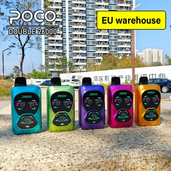 POCO DB 26000 Züge Einweg-Vape 26K Züge Kostenloser Versand EU-Lager