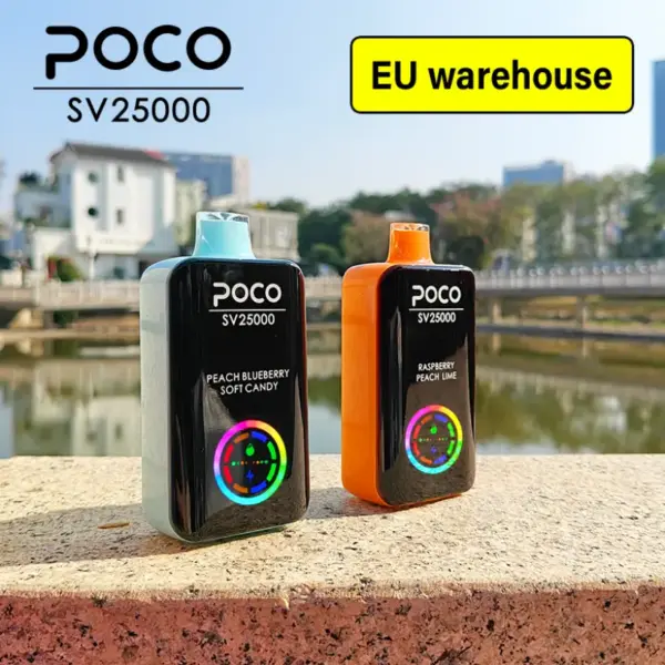 POCO SV 25000 Züge Einweg-Vape Großhandel Kostenloser Versand EU-Lager