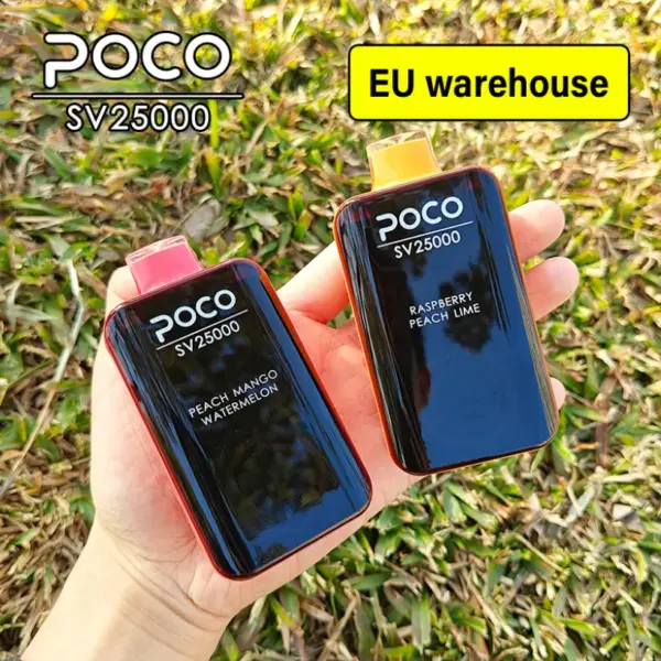 POCO SV 25000 Züge Einweg-Vape Großhandel Kostenloser Versand EU-Lager