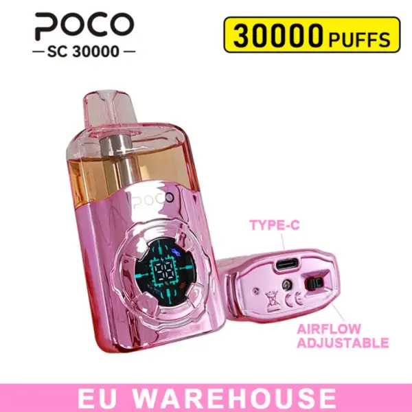 Puff 30K Vape POCO SC 30000 Züge Einweg-Vape Kostenloser Versand EU-Lager