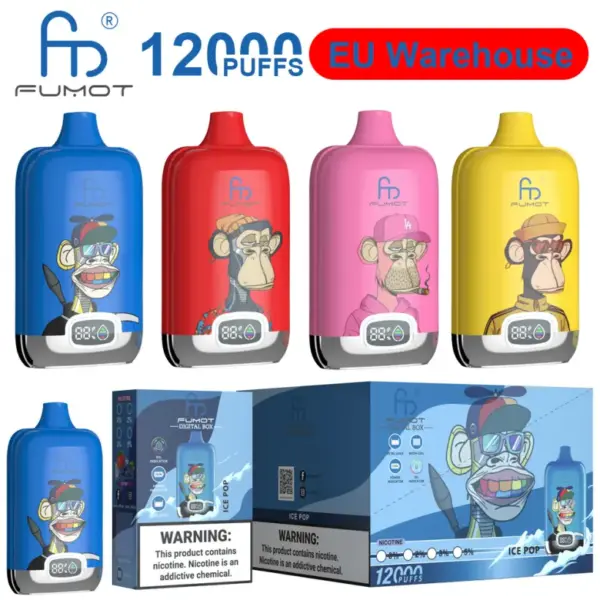 Puff EU Fumot 12000 Züge 12k Randm Einweg Vape Großhandel Kostenloser Versand
