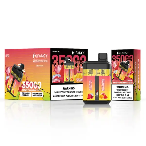 Puff EU Hifancy Twins 35000 Züge 35K Einweg Vape Großhandel Kostenloser Versand 3–7 Werktage