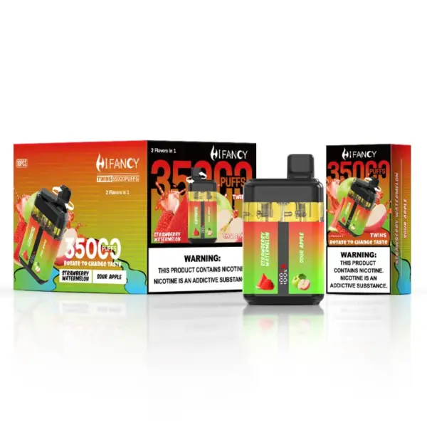 Puff EU Hifancy Twins 35000 Züge 35K Einweg Vape Großhandel Kostenloser Versand 3–7 Werktage