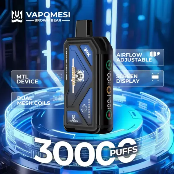 Vapomesi 30k Puffs Brown Bear Einweg Vape 30000 Kostenloser Versand EU Lager