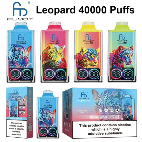 Fumot 40k Puffs Leopard 40000 Bester Einweg Vape Pen Kostenloser Versand