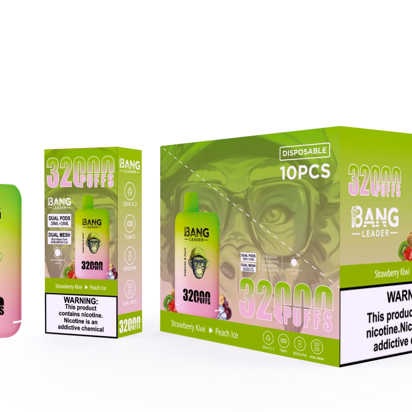 Puff 2 in 1 Bang Leader 32k Züge Einweg Vape Shop Großhandel kostenloser Versand